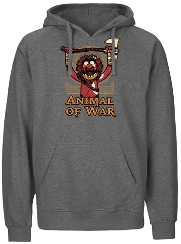 Animal of War Game - Retro, Retro Vintage, Vintage, Barbarian, Greek Mythology, Greek, Norse, Puppets, Puppet, Tv Show, Video Games, Video Game, Game, Classic - Fairtrade Hoodie