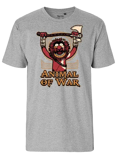 Animal of War Game - Retro, Retro Vintage, Vintage, Barbarian, Greek Mythology, Greek, Norse, Puppets, Puppet, Tv Show, Video Games, Video Game, Game, Classic - Fairtrade T-Shirt