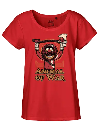Animal of War Game - Retro, Retro Vintage, Vintage, Barbarian, Greek Mythology, Greek, Norse, Puppets, Puppet, Tv Show, Video Games, Video Game, Game, Classic - Fairtrade Girl Shirt
