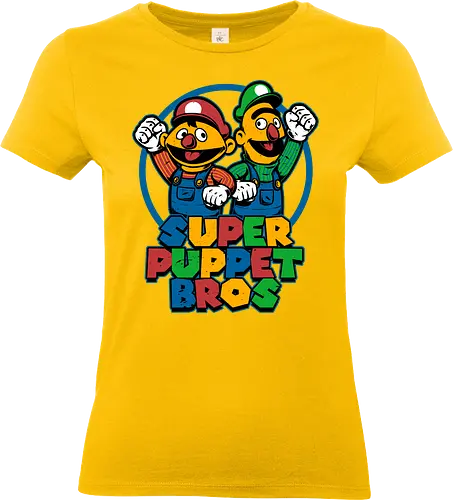 Puppet Bros Game - Puppets, Puppet, Tv Show, Video Games, Video Game, Game, Classic, Retro, Retro Vintage, Vintage, brother, brothers - Standard T-Shirt (Frauen)