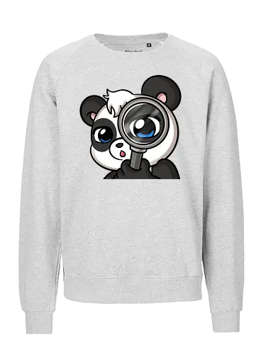 look, panda - Fairtrade Sweatshirt