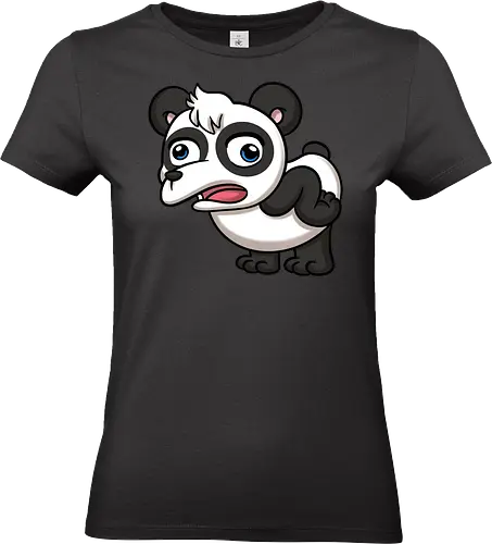 mock, panda - Standard T-Shirt (Frauen)