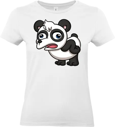 mock, panda - Standard T-Shirt (Frauen)