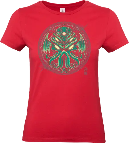 Great Cthulhu 2.0 - Cthulhu, horror, eldritch, hp lovecraft, lovecraftian, cryptids, fantasy, dark, black - Standard T-Shirt (Frauen)
