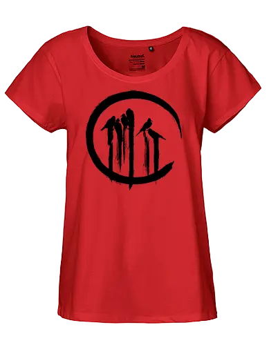 Japanese Crows - crows, crow, birds, japan, japanese, asia, sumi e, painted - Fairtrade Girl Shirt