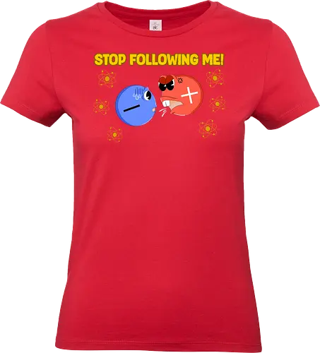Subatomic Misunderstandings (Subatomare Missverständnisse) - Wissenschaft, Physik, Chemie, Proton, Elektron, Atom, Quantenphysik, Nerd, witzig, Humor, Schuldesign, Lehrer, Studenten, Periodensystem, Retro, Meme, Sarkasmus, Geek, lustig, Cartoon, kawaii - Standard T-Shirt (Frauen)