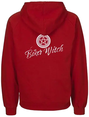 BikerWitch Weiß - BikerWitch, Motodoggy - Fairtrade Hoodie