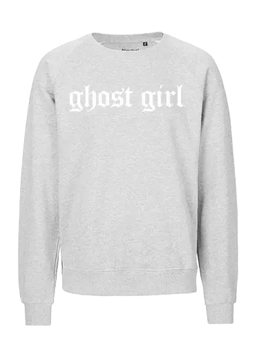 Ghost Girl 🖤 - Ghost Girl, Dark, Aesthetic - Fairtrade Sweatshirt