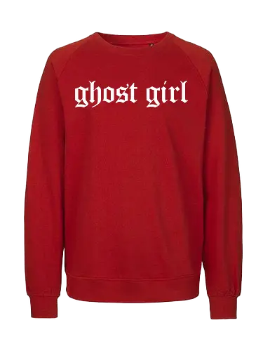 Ghost Girl 🖤 - Ghost Girl, Dark, Aesthetic - Fairtrade Sweatshirt