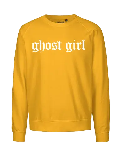 Ghost Girl 🖤 - Ghost Girl, Dark, Aesthetic - Fairtrade Sweatshirt