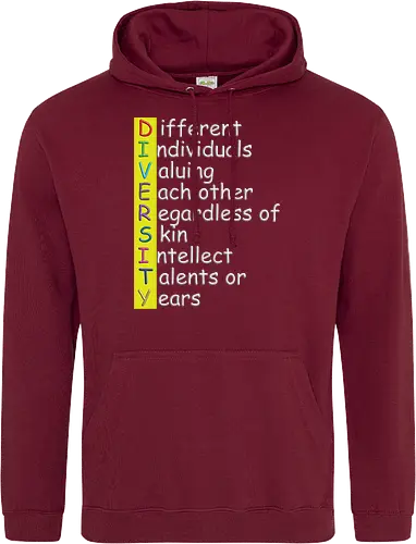 Diversity weiße Schrift