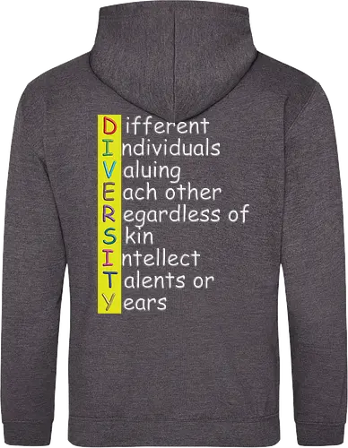 Diversity weiße Schrift