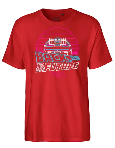 Back to the 80s - bttf, 1985, 1980s, Future - Fairtrade T-Shirt