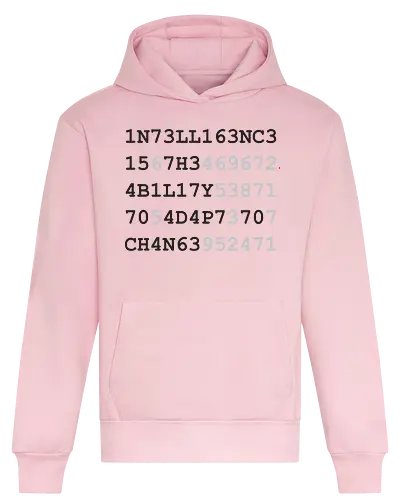 intelligence schwarze Schrift - Statemen, Geschenk, Lustig, witzig, provokant, Lehrer, Erzieher, Erzieherin, Arbeitskollege, Kollegin, Kollege, Geburtstag, intelligence, schlau, Nerd, Student, IT, Gehirn - Heavyweight Hoodie
