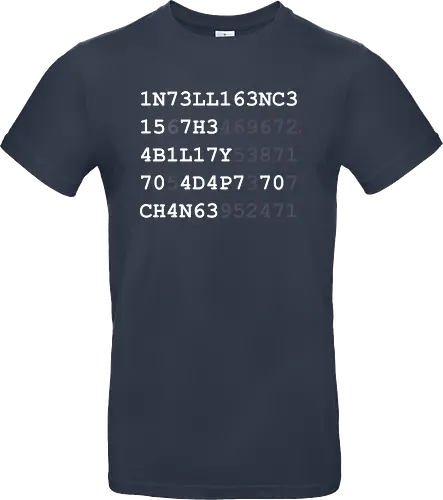 Intelligence weiße Schrift