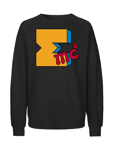 Mass-Energy! - geek, nerd, funny, retro, vintage, mtv, music, science, energy - Fairtrade Sweatshirt