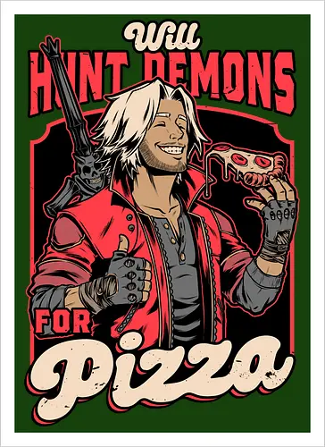 Devil Hunter Game Pizza