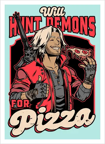 Devil Hunter Game Pizza