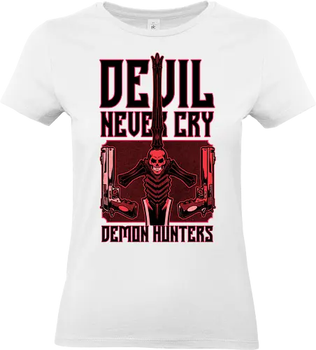 Devil Hunter Weapons - Devil, Cry, Demon, Dante, Video Games, Video Game, Games, Game, Hack And Slash, Rpg, Fantasy, Adventure, Sword, Demons, guns, gun, weapons - Standard T-Shirt (Frauen)