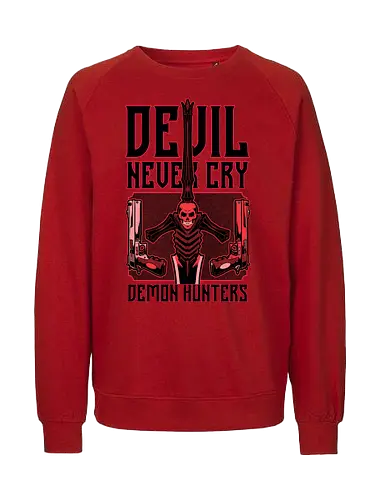 Devil Hunter Weapons - Devil, Cry, Demon, Dante, Video Games, Video Game, Games, Game, Hack And Slash, Rpg, Fantasy, Adventure, Sword, Demons, guns, gun, weapons - Fairtrade Sweatshirt