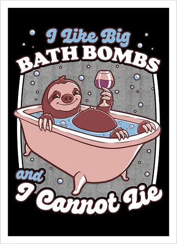 Relax Sloth Bubble Bathtub
