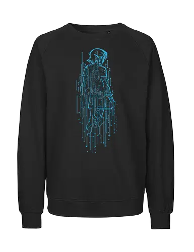 Hero of Time circuitry - LOZ, gaminh, gamer, video game, futuristic, graphic - Fairtrade Sweatshirt
