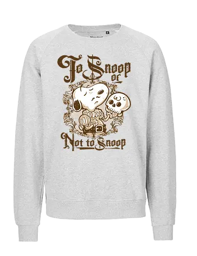 To Pup - puppy, hamlet, shakespeare - Fairtrade Sweatshirt