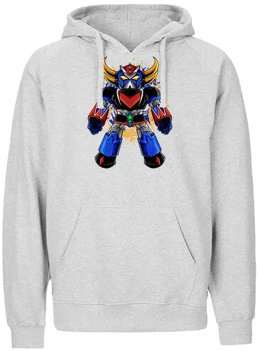 chibi grenzider  - robot, transformation, mechanics, superhero, grenzider, akuma, vintage, classic, kaiju, japanese - Fairtrade Hoodie