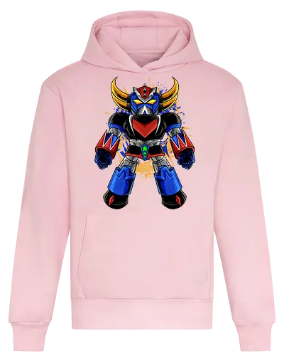 chibi grenzider  - robot, transformation, mechanics, superhero, grenzider, akuma, vintage, classic, kaiju, japanese - Heavyweight Hoodie