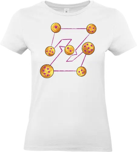 seven deadly balls - anime, manga, songoku, Dragon, maniacs, parody, cool, kids, hero, saiyan, supersaiyan - Standard T-Shirt (Frauen)