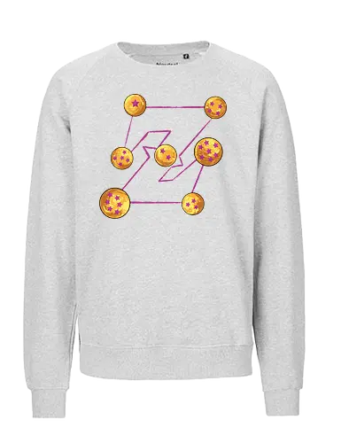 seven deadly balls - anime, manga, songoku, Dragon, maniacs, parody, cool, kids, hero, saiyan, supersaiyan - Fairtrade Sweatshirt