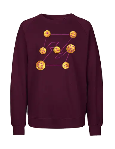 seven deadly balls - anime, manga, songoku, Dragon, maniacs, parody, cool, kids, hero, saiyan, supersaiyan - Fairtrade Sweatshirt
