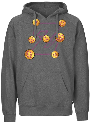 seven deadly balls - anime, manga, songoku, Dragon, maniacs, parody, cool, kids, hero, saiyan, supersaiyan - Fairtrade Hoodie
