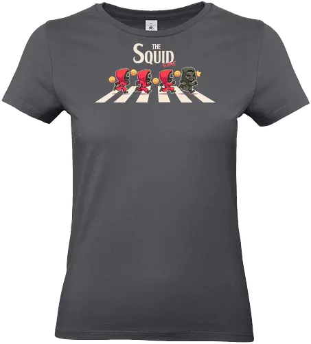 The Squid - kdrama, game, squid, korean, chibi, abbey road, road, mask, tv shows - Standard T-Shirt (Frauen)