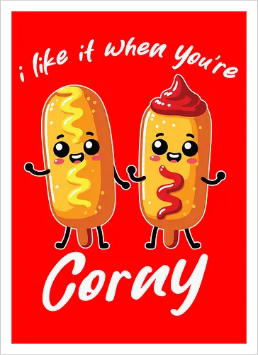 I like it when you're corny