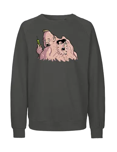 Supersubstance! - the-substance, substance, funny, sloth, the-goonies, superman, heroes, mashup, 90s, 80s - Fairtrade Sweatshirt