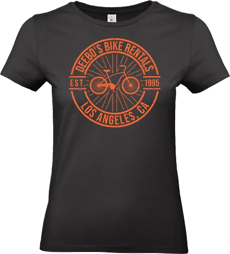 Deebo´s Bike Rentals - deebos bike rentals, 90s, bicycle, bike, comedy, cult movies, cycling, deebo friday, friday, funny, hip hop, nostalgia, rap, retro, vintage - Standard T-Shirt (Frauen)