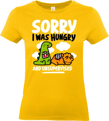 Sorry I was Hungry - dinosaur, jurassic, cute, kawaii, poop - Standard T-Shirt (Frauen)