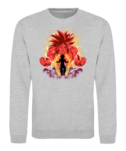 super daima  - anime, manga, songoku, Dragon, supersaiyan, cool, kids, hero, saiyan, supersaiyan - Sweatshirt