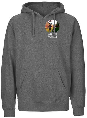 2EpicBuddies - Nur Glück beim Zocken (White) - youtube, twitch, gaming, cod, merchandise, strm - Fairtrade Hoodie