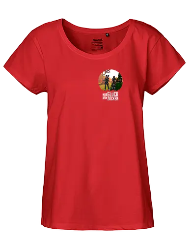 2EpicBuddies - Nur Glück beim Zocken (White) - youtube, twitch, gaming, cod, merchandise, strm - Fairtrade Girl Shirt