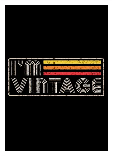 I'm Vintage Retro Lettering