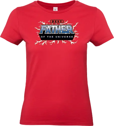 Best Father of the Universe - fathers day, 80s, christmas, christmas gifts, dad, daddy, father, gifts for dad, he man, heman, masters of the universe, nostalgia - Standard T-Shirt (Frauen)