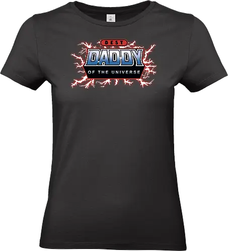 Best Daddy of the Universe - fathers day, 80s, christmas, christmas gifts, dad, daddy, father, gifts for dad, he man, heman, masters of the universe, nostalgia - Standard T-Shirt (Frauen)