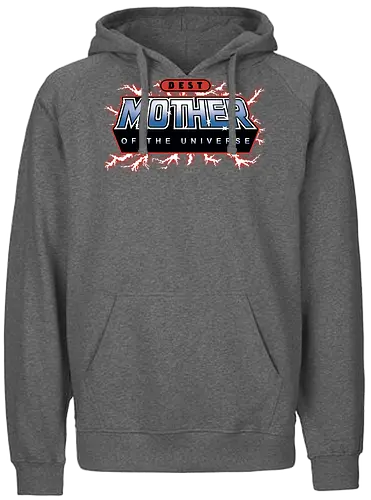 Best Mother of the Universe - mothers day, mom, mommy, mother, gifts for mom, 80s, christmas, christmas gifts, he man, heman, masters of the universe, nostalgia - Fairtrade Hoodie