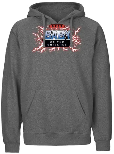 Best Baby of the Universe - fathers day, dad, daddy, mother, mommy, gifts for baby, 80s, christmas, christmas gifts, he man, heman, masters of the universe, nostalgia - Fairtrade Hoodie