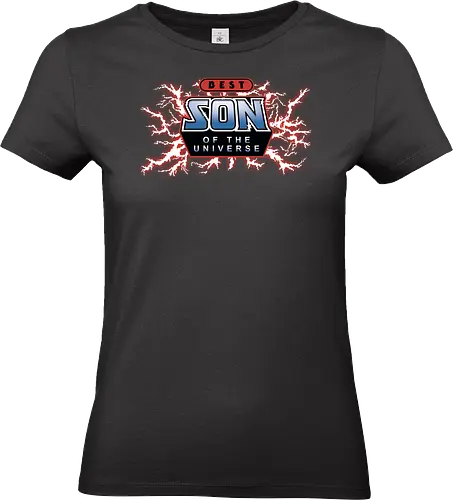 Best Son of the Universe - fathers day, dad, daddy, mothers day, mommy, gifts for son, 80s, christmas, christmas gifts, he man, heman, masters of the universe, nostalgia - Standard T-Shirt (Frauen)