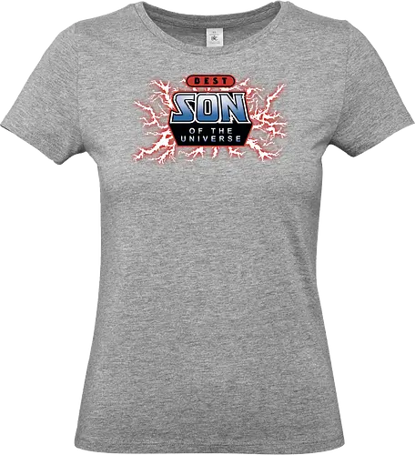 Best Son of the Universe - fathers day, dad, daddy, mothers day, mommy, gifts for son, 80s, christmas, christmas gifts, he man, heman, masters of the universe, nostalgia - Standard T-Shirt (Frauen)