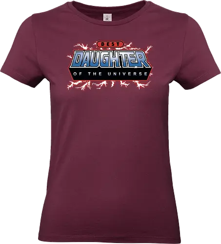 Best Daughter of the Universe - fathers day, dad, daddy, mothers day, mommy, gifts for daughter, 80s, christmas, christmas gifts, he man, heman, masters of the universe, nostalgia - Standard T-Shirt (Frauen)