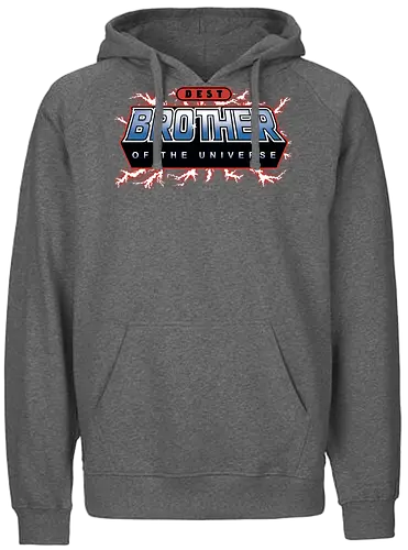 Best Brother of the Universe - fathers day, dad, daddy, mothers day, mommy, gifts for brother, 80s, christmas, christmas gifts, he man, heman, masters of the universe, nostalgia - Fairtrade Hoodie